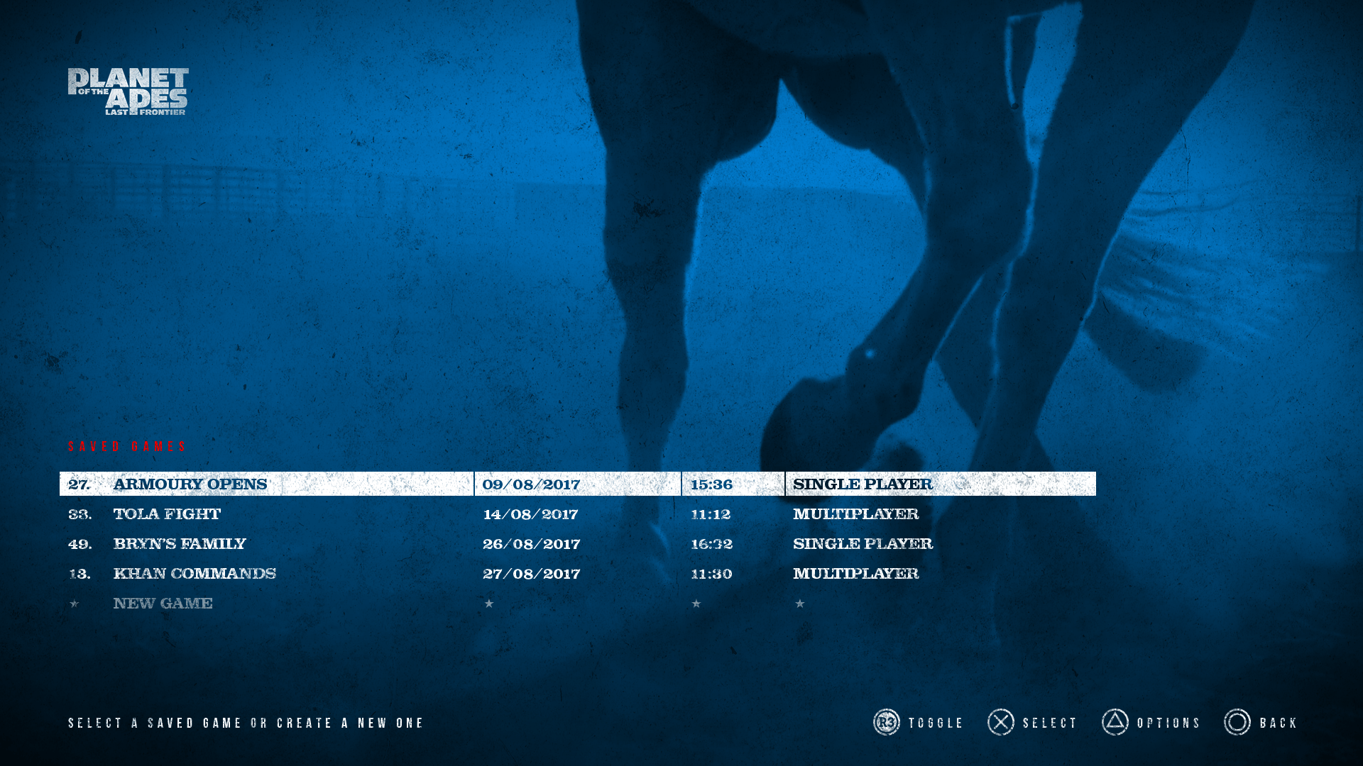 Fig. 3 . Load and save menu